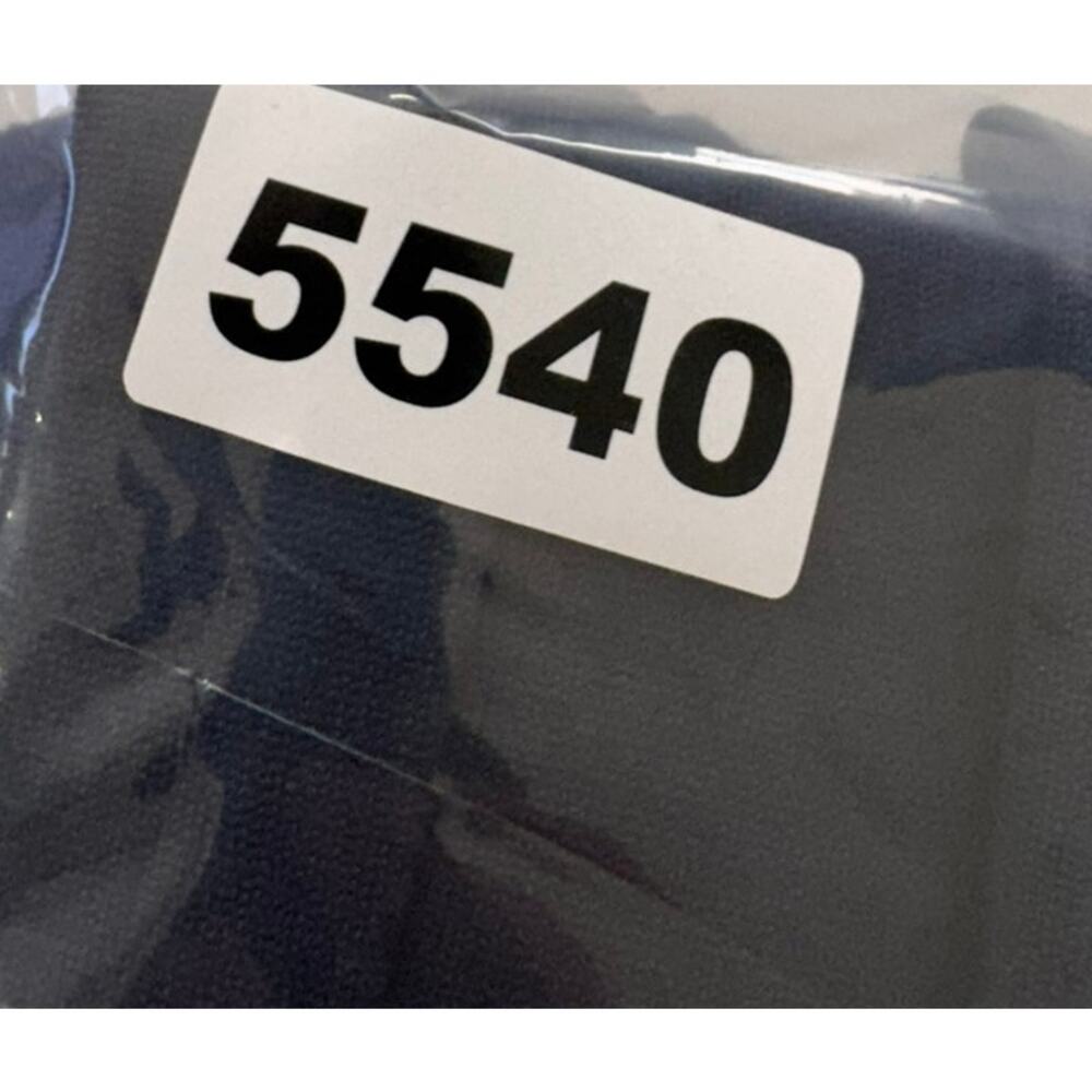 Talbots Medium Navy Blue Pull On Button Accent De… - image 7